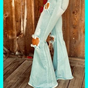 Happy Trails light bell bottoms